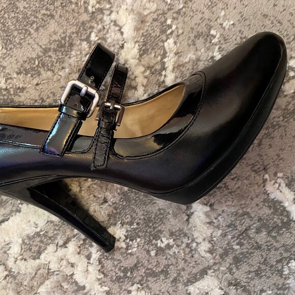 Black Nine West Mary Jane Heels - Picture 4 of 7